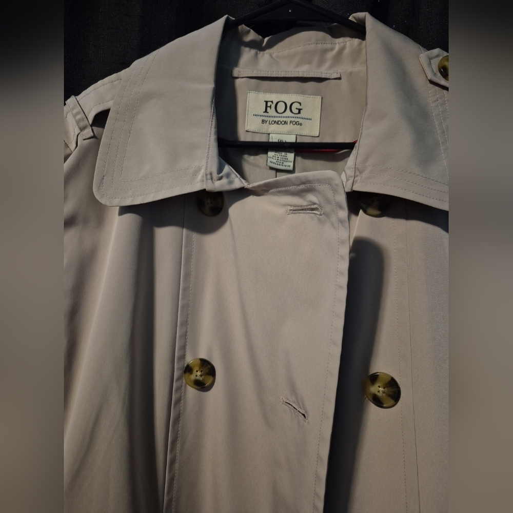 London Fog Beige Trench Coat